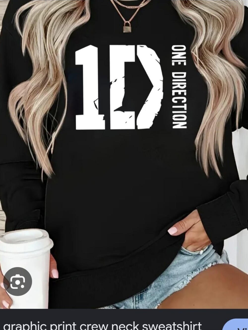 1D One Direction Crewneck Sweater